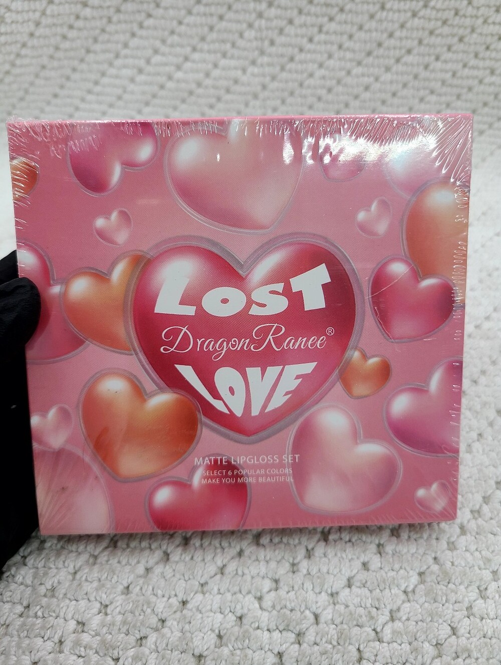 Lost Love Matte Lipgloss Set - Pink Gradient Heart Packaging